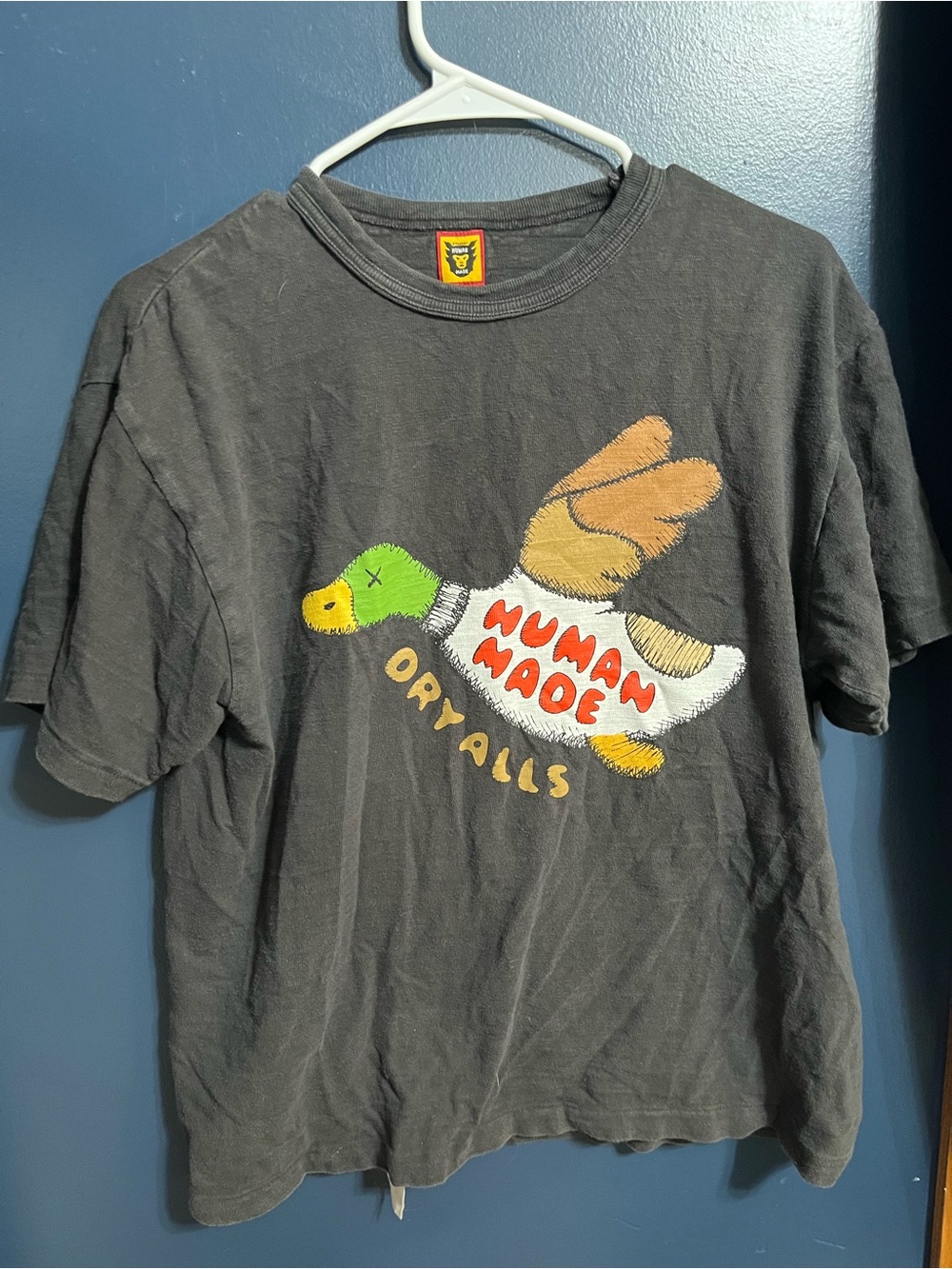 Human Made X Kaws Black T-Shirt
